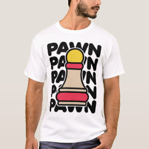 Spaanse pion t-shirt ontwerp met speelse uitstrali