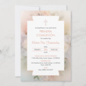 Spaanse Primera Communautair Zalm Eerste Communie Kaart (Voorkant)