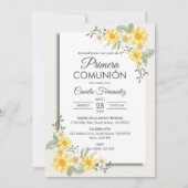 Spaanse Primera Communie Elegante Eerste Communie Kaart (Voorkant)