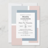 Spaanse Primera Communie Elegante Eerste Communie Kaart (Voorkant)