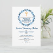 Spaanse Primera Communie Kelk Eerste Communie Kaart (Staand voorkant)