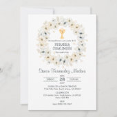 Spaanse Primera Communie Kelk Eerste Communie Kaart (Voorkant)