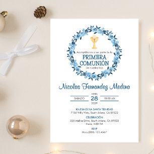 Spaanse Primera Communie Kelk Eerste Communie Kaart