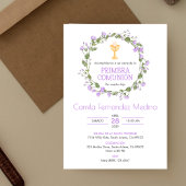 Spaanse Primera Communie Kelk Eerste Communie Kaart