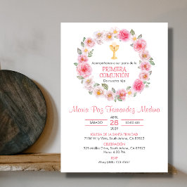 Spaanse Primera Communie Kelk Eerste Communie Kaart