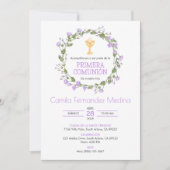 Spaanse Primera Communie Kelk Eerste Communie Kaart (Voorkant)