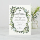 Spaanse Primera Communie Meisje Jongen Eerste Comm Kaart (Staand voorkant)