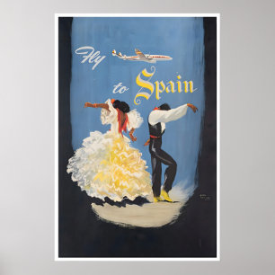 Spaanse print Flamenco danskunst Spaanse reis