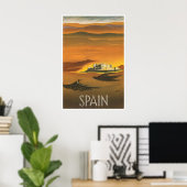 Spaanse print Spaanse kunst Tom Delpy Reisposter (Thuiskantoor)