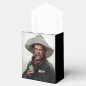 Spaanse Ranchero Cowboy in Old West Saloon Bedankdoosjes (Geopend)