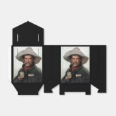 Spaanse Ranchero Cowboy in Old West Saloon Bedankdoosjes (Uitgevouwen)