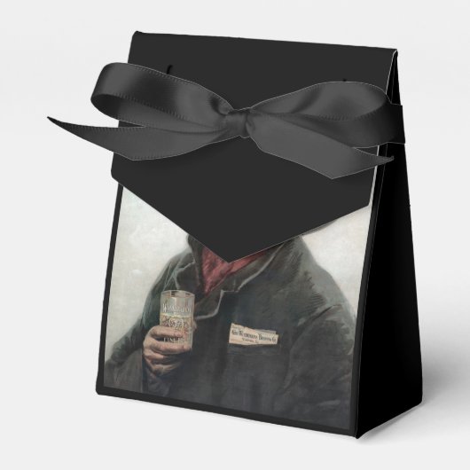 Spaanse Ranchero Cowboy in Old West Saloon Bedankdoosjes (Voorkant Zijde)