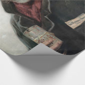 Spaanse Ranchero Cowboy in Old West Saloon Cadeaupapier (Hoek)