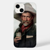 Spaanse Ranchero Cowboy in Old West Saloon Case-Mate iPhone Case (Achterkant)