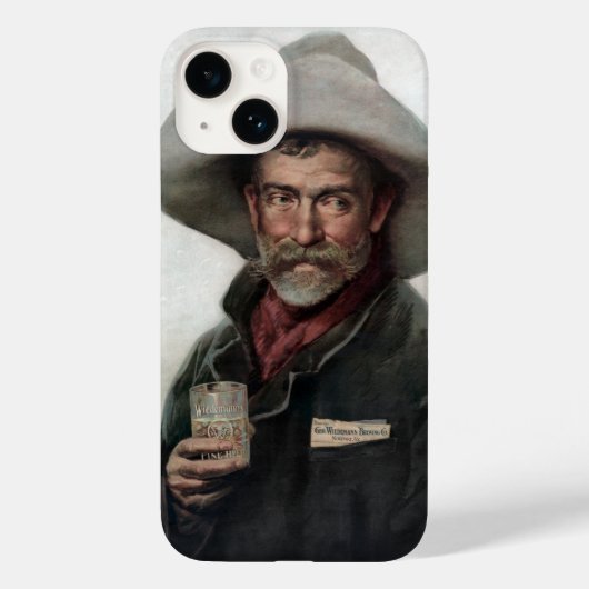 Spaanse Ranchero Cowboy in Old West Saloon Case-Mate iPhone Case (Achterkant)