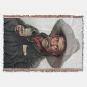 Spaanse Ranchero Cowboy in Old West Saloon Deken (Voorkant)