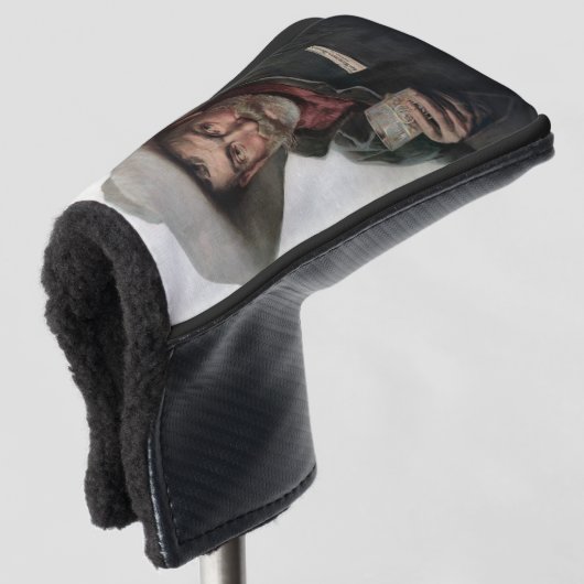 Spaanse Ranchero Cowboy in Old West Saloon Golfheadcover (3/4 voorkant)