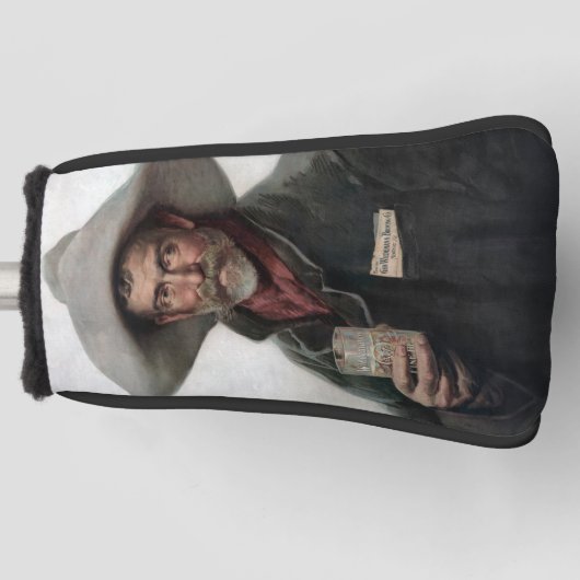 Spaanse Ranchero Cowboy in Old West Saloon Golfheadcover (Voorkant)