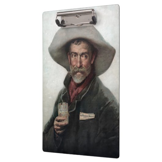 Spaanse Ranchero Cowboy in Old West Saloon Klembord (Links)