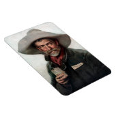 Spaanse Ranchero Cowboy in Old West Saloon Magneet (Rechterzijde)