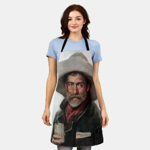 Spaanse Ranchero Cowboy in Old West Saloon Schort