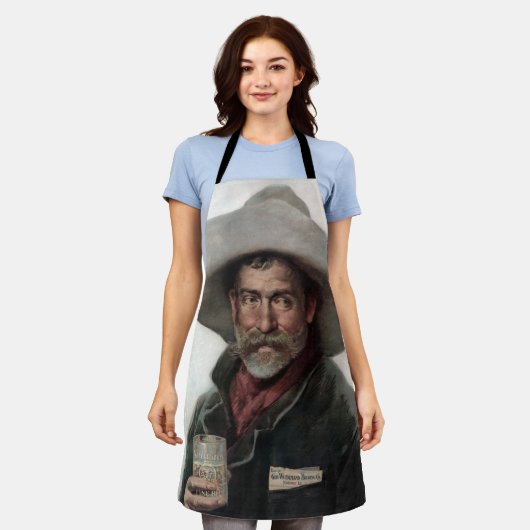 Spaanse Ranchero Cowboy in Old West Saloon Schort (Gedragen)