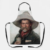 Spaanse Ranchero Cowboy in Old West Saloon Schort (Voorkant)