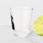 Spaanse Ranchero Cowboy in Old West Saloon Shot Glas (Rechts)