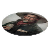 Spaanse Ranchero Cowboy in Old West Saloon Snijplank (Hoek)