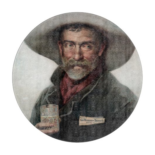 Spaanse Ranchero Cowboy in Old West Saloon Snijplank (Voorkant)