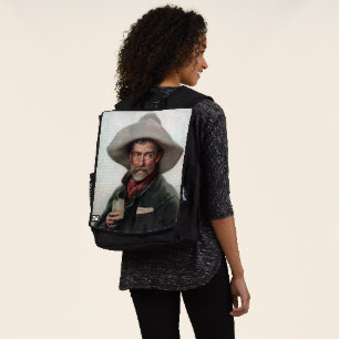 Spaanse Ranchero Cowboy in Oude West Saloon Rugtassen