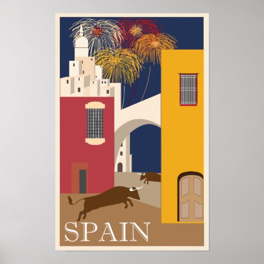 Spaanse reisposter poster (Voorkant)