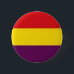 Spaanse Republikeinse vlag República Española Butt Ronde Button 5,7 Cm<br><div class="desc">Spaanse Republikeinse vlag — República Española Button Pin</div>