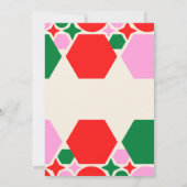 Spaanse Retro Feestelijke Posada Navideña Kerstmis Kaart (Achterkant)