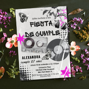 Spaanse retro muziek Elke leeftijd Black & Pink Ve Kaart