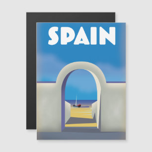 Spaanse retro vakantie kunst