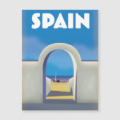 Spaanse retro vakantie kunst (Voorkant)