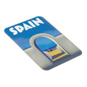 Spaanse retro vakantie kunst magneet (Rechterzijde)