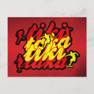 Spaanse revolutie in de Football Briefkaart