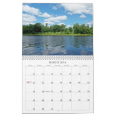 Spaanse rivier, Massey, ON, Canada Agenda 11"x17" Kalender (Mar 2026)