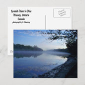 Spaanse rivier, Massey, Ontario, Canada Briefkaart (Voorkant / Achterkant)