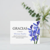 Spaanse rode hond | Sympathie Hartelijk dank Bedankkaart (Staand voorkant)