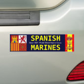 SPAANSE ROYAL MARINES BUMPERSTICKER (Op auto)