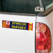SPAANSE ROYAL MARINES BUMPERSTICKER (Op Truck)