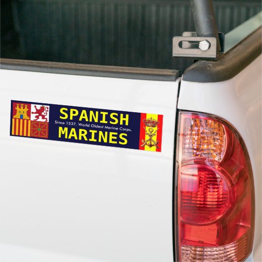 SPAANSE ROYAL MARINES BUMPERSTICKER (Op Truck)
