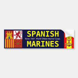 SPAANSE ROYAL MARINES BUMPERSTICKER