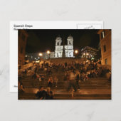 Spaanse 's nachts Stappen Briefkaart (Voorkant / Achterkant)