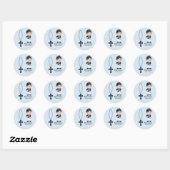 Spaanse Sailor First Community boy Ronde Sticker (Vel)