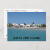 Spaanse schelpen, Bahama's Briefkaart (Voorkant / Achterkant)