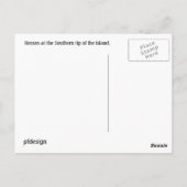 Spaanse schelpen, Bahama's Briefkaart (Achterkant)